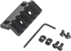 FRSF 45 Degree Offset Rail Mount for M-Rails, 3 Slots 5 Slots Offset Light/Optic Picatinny Rail Mount fit for M-Rails