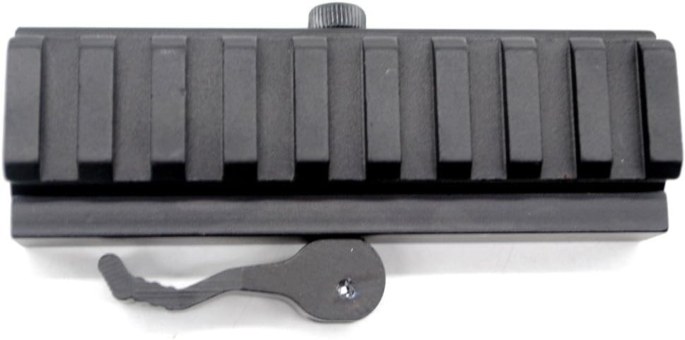 Castellan 9-Slot Quick-Release Picatinny Riser Mount Adapter — 6061 Aluminum