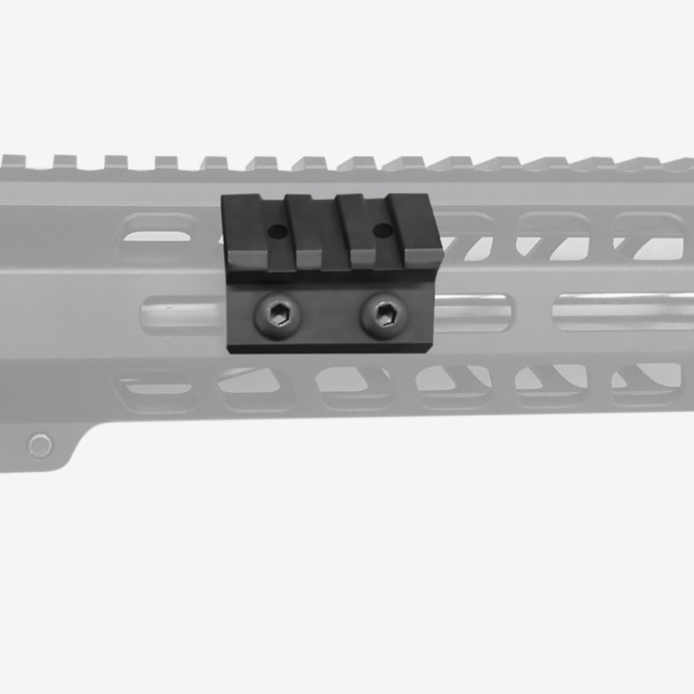 FRSF 45 Degree Offset Rail Mount for M-Rails, 3 Slots 5 Slots Offset Light/Optic Picatinny Rail Mount fit for M-Rails