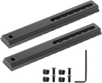 M-LOK to Picatinny Rail Adapter – Adjustable Pitch, 5.31" Aircraft Aluminum with T-Nuts & Screws