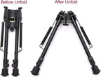 Tactical Rifle Bipod Rotate Leg 4 Adapters Choice
