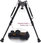 Tactical Rifle Bipod Rotate Leg 4 Adapters Choice