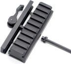 Castellan 9-Slot Quick-Release Picatinny Riser Mount Adapter — 6061 Aluminum