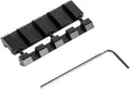 11mm Dovetail to 20mm Picatinny Adapter, Non-Riser Clip, 4/9 Slots Design, Compatible with Red Dot, Holographic Sight, Laser Rangefinder & Optics Accessories