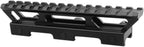 1" See-Through Picatinny Rail Riser Mount – 13-Slot 5.7", Single-Piece Aircraft Aluminum for Red Dots & Scopes