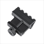 45° Offset Rail Mount — 4-Slot Picatinny / Weaver, Aluminum, for Flashlights, Lasers & Red Dots (Pack of 3)