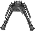 6-9 Inch Adjustable Bipod, Aluminum Alloy Foldable Stand, Universal Outdoor Support for Shooting & Observation