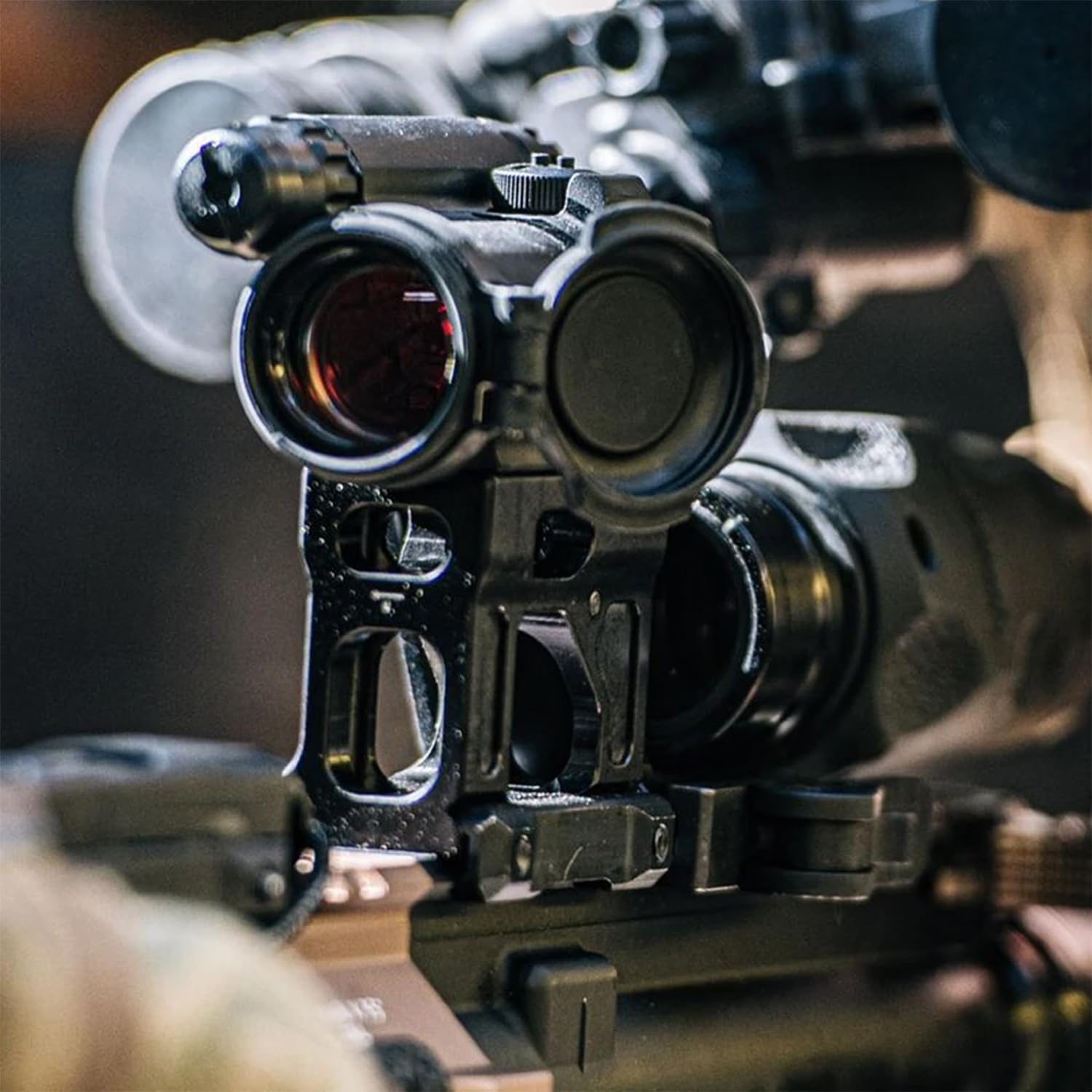 Red Dot Riser Mount, Optic Riser for Micro Red Dot, 2" Riser Mount Accepts All Footprint Optics