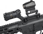 Castellan HY Combo Riser Mount — T1/T2 Red Dot + Laser Adapter, 6-Slot Picatinny