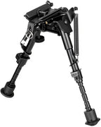 6-9 Inch Adjustable Bipod, Aluminum Alloy Foldable Stand, Universal Outdoor Support for Shooting & Observation