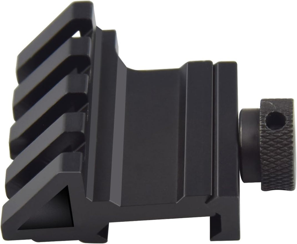 45° Offset Rail Mount — 4-Slot Picatinny / Weaver, Aluminum, for Flashlights, Lasers & Red Dots (Pack of 3)
