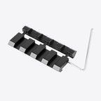 11mm Dovetail to 20mm Picatinny Adapter, Non-Riser Clip, 4/9 Slots Design, Compatible with Red Dot, Holographic Sight, Laser Rangefinder & Optics Accessories
