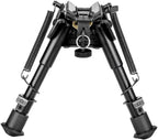 6-9 Inch Adjustable Bipod, Aluminum Alloy Foldable Stand, Universal Outdoor Support for Shooting & Observation