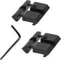 2Pcs 11mm Dovetail to 20mm Picatinny Weaver Low Profile Snap-in Rail Adaptor for Rifle Scope