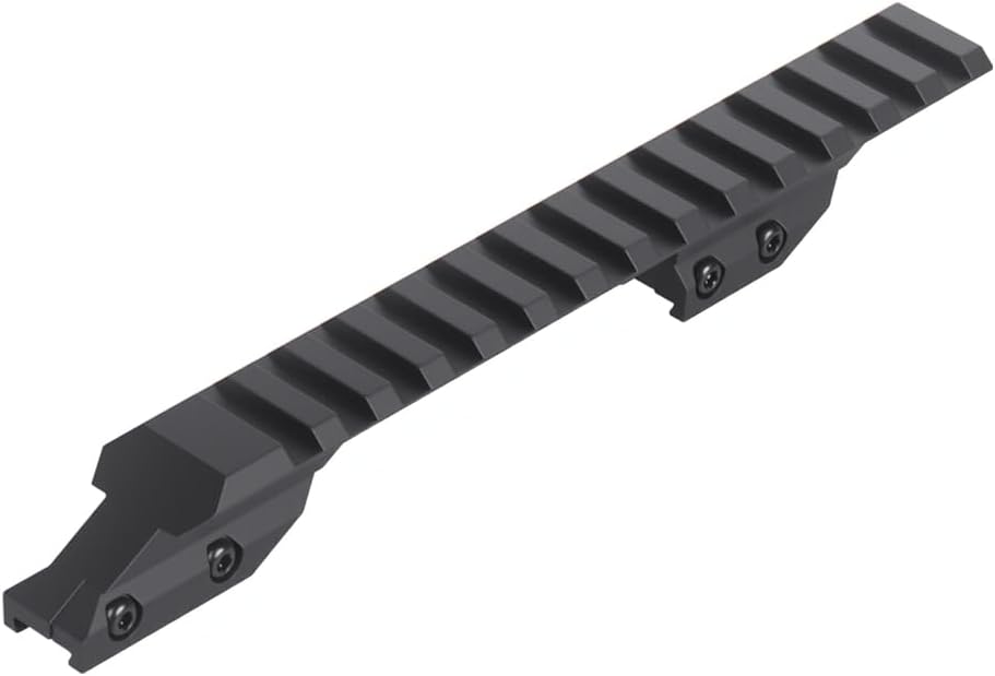 11mm to 20mm Dovetail to Picatinny Rail Adapter – Low Profile Cantilever, 5.9" 6061 Aluminum for Red Dots & Scopes
