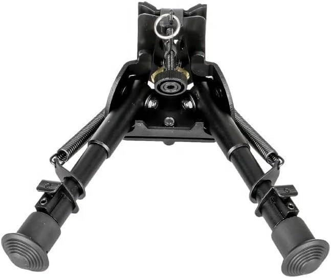 6-9 Inch Adjustable Bipod, Aluminum Alloy Foldable Stand, Universal Outdoor Support for Shooting & Observation