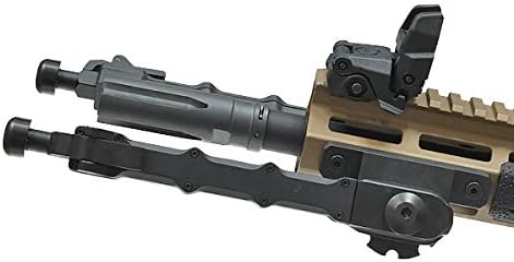 Tactical MLOK Bipod 7.5-9 Inches Bipod for Rifle for Outdoor, Range, Hunting and Shooting