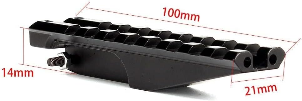 Castellan Rear Sight Rail Scope Mount — MIL-STD-1913 Picatinny, Low-Profile Red Dot