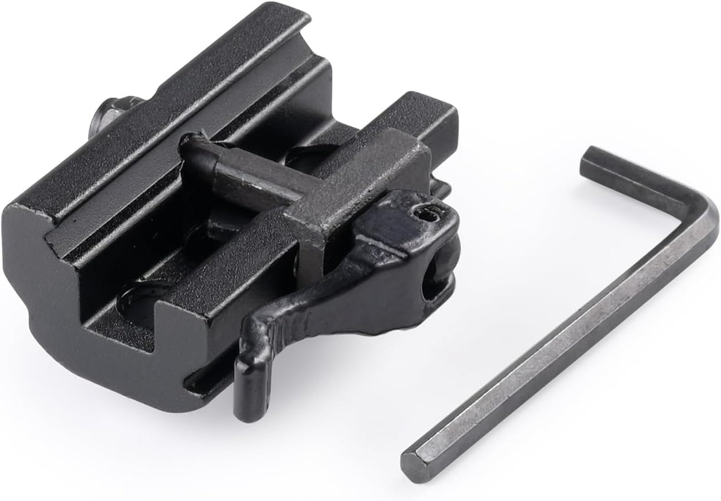 Quick Detach Cam Lock 20mm Picatinny Weaver Rails Bipod Adapter