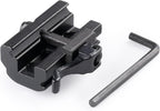 Quick Detach Cam Lock 20mm Picatinny Weaver Rails Bipod Adapter