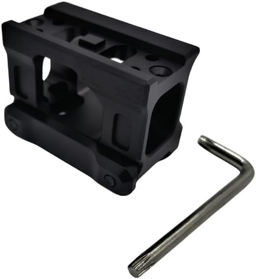 T1/T2 Red Dot Sight Riser Mount | Full CNC Aluminum | 1.53"/1.70"/1.93"/2" Centerline Heights