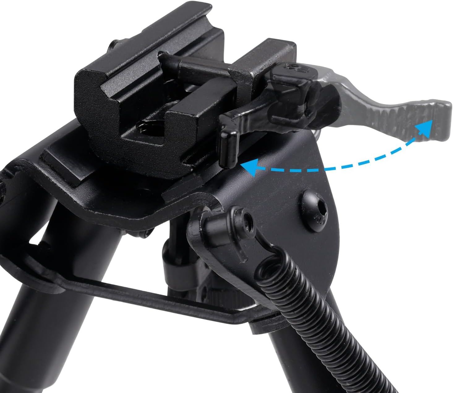 Quick Detach Cam Lock 20mm Picatinny Weaver Rails Bipod Adapter