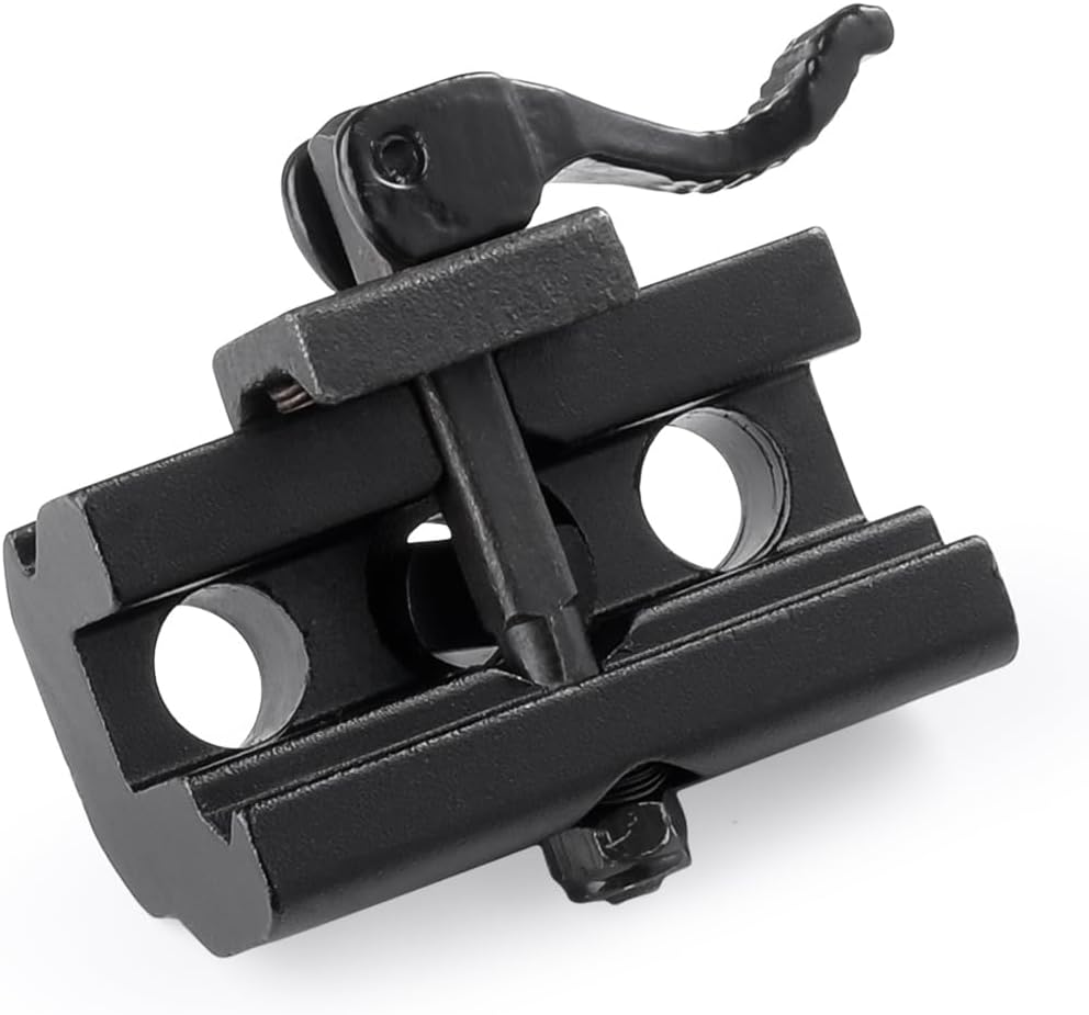 Quick Detach Cam Lock 20mm Picatinny Weaver Rails Bipod Adapter