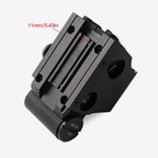 11mm Dovetail to 20mm Picatinny Adapter, Non-Riser Clip, 4/9 Slots Design, Compatible with Red Dot, Holographic Sight, Laser Rangefinder & Optics Accessories