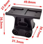 T1/T2 Red Dot Sight Riser Mount | 1.70" Lower Third Co-Witness | Full CNC Aluminum