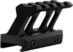 Picatinny Riser Mount 1" inch High Profile 45 Degree Angled Forward Extending for Micro Reflex Sight Red Dot Scope