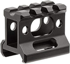 Castellan 3-Slot Slim Picatinny Riser Mount — 1" Saddle Height, Scalloped Rail