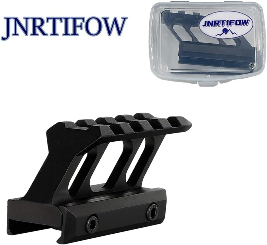 Picatinny Riser Mount 1" inch High Profile 45 Degree Angled Forward Extending for Micro Reflex Sight Red Dot Scope