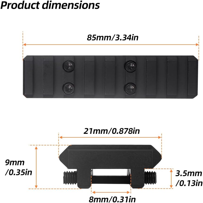 Picatinny Vent Rib Rail Scope Mount – 8-Slot CNC Aluminum Adapter for IZH-27, MR-153/155, MP-233, TOZ-120, MTs21-12 & TOZ-84