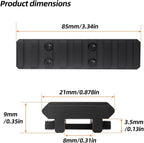 Picatinny Vent Rib Rail Scope Mount – 8-Slot CNC Aluminum Adapter for IZH-27, MR-153/155, MP-233, TOZ-120, MTs21-12 & TOZ-84