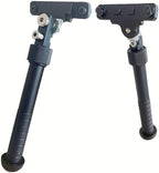 Tactical MLOK Bipod 6.5 to 9 Inch Adjustable Folding Bi-pod for Outdoor Hunting and Shooting Attach to M-Rail (Black)