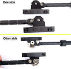 Tactical MLOK Bipod 6.5 to 9 Inch Adjustable Folding Bi-pod for Outdoor Hunting and Shooting Attach to M-Rail (Black)