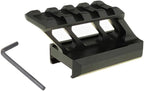 Picatinny Riser Mount 1" inch High Profile 45 Degree Angled Forward Extending for Micro Reflex Sight Red Dot Scope