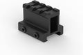 Monstrum Lockdown V3 Picatinny Riser Mount with Recoil Stop Base | 1.5 inch Length