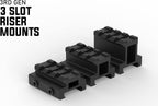 Monstrum Lockdown V3 Picatinny Riser Mount with Recoil Stop Base | 1.5 inch Length